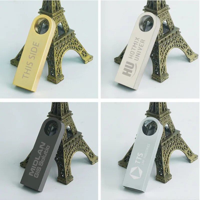 Personalised Custom Metal USB Memory Stick 8 -128GB