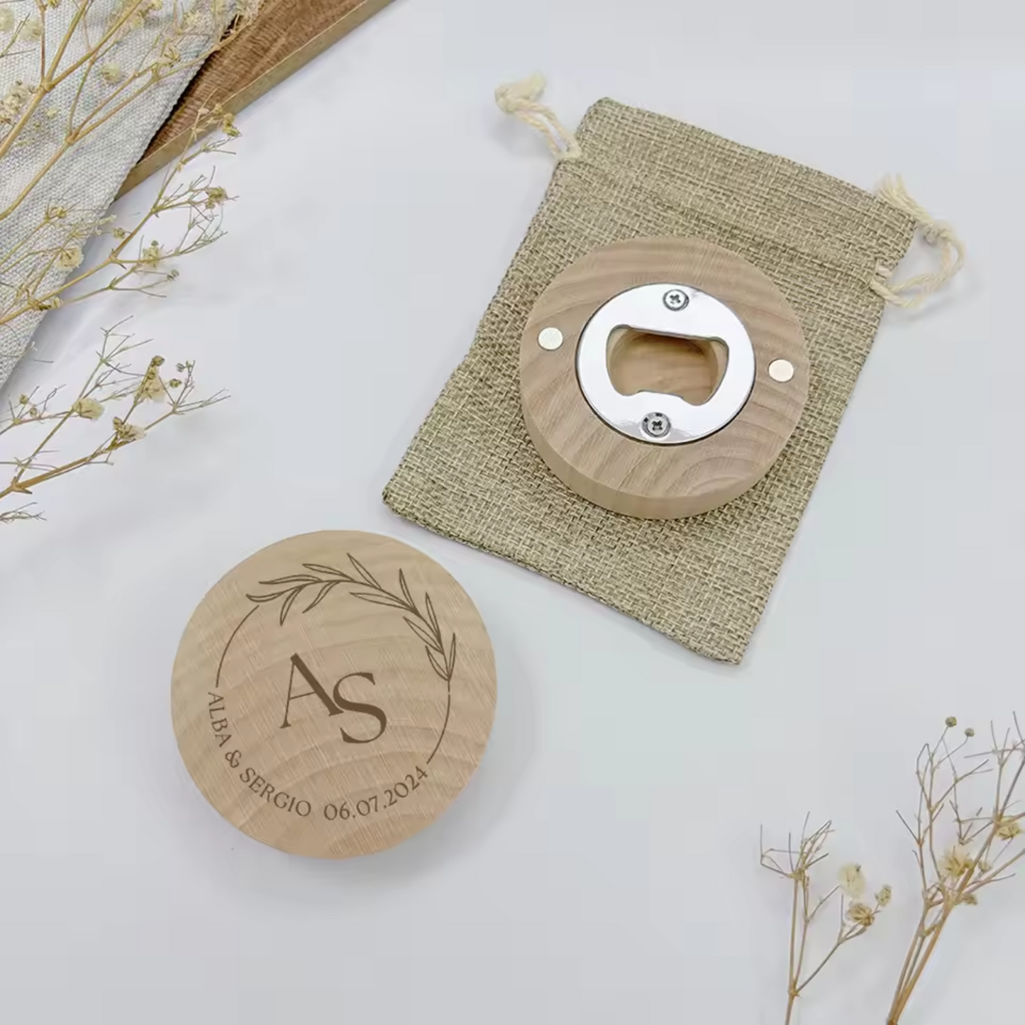 Personalised Bottle Opener For Wedding Favours