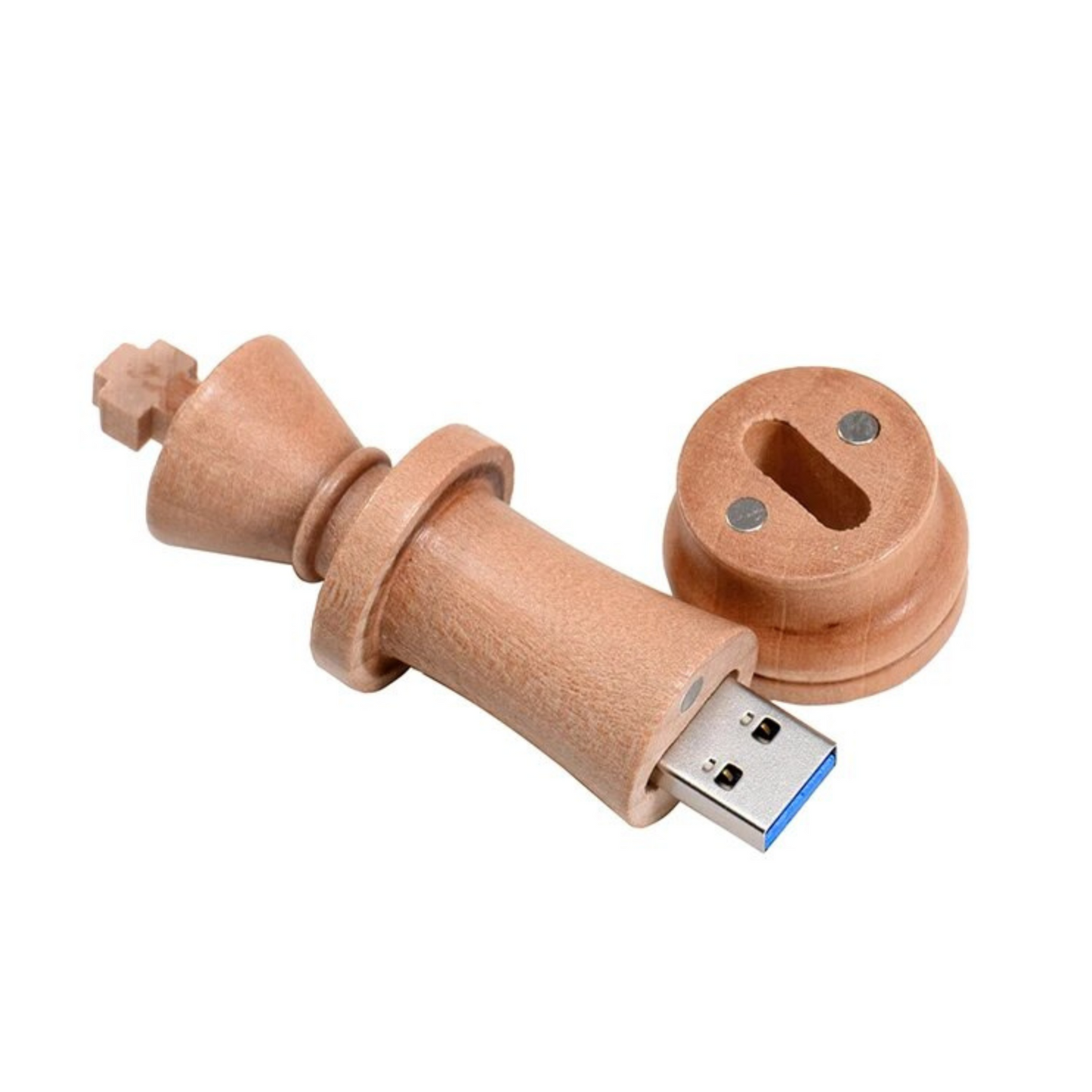Chess Piece Wooden USB Flash Drive Stick