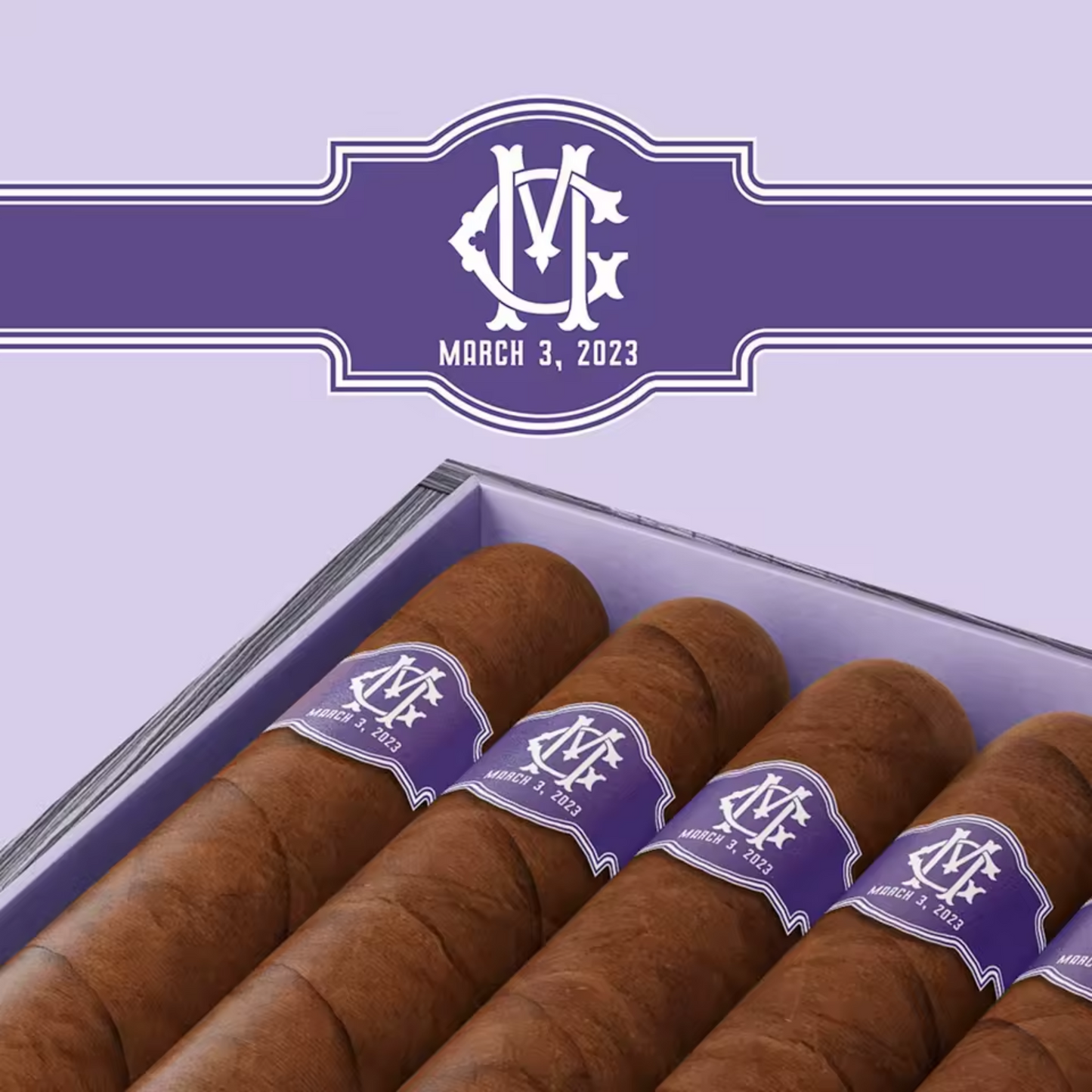 Custom Wedding Cigar Label Bands - 69pcs