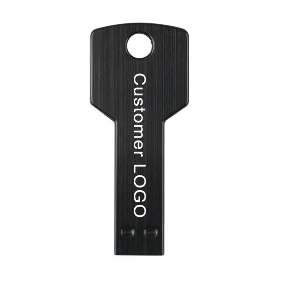 Personalised Metal Key USB Flash Drive Stick Custom Logo 8GB - 64GB