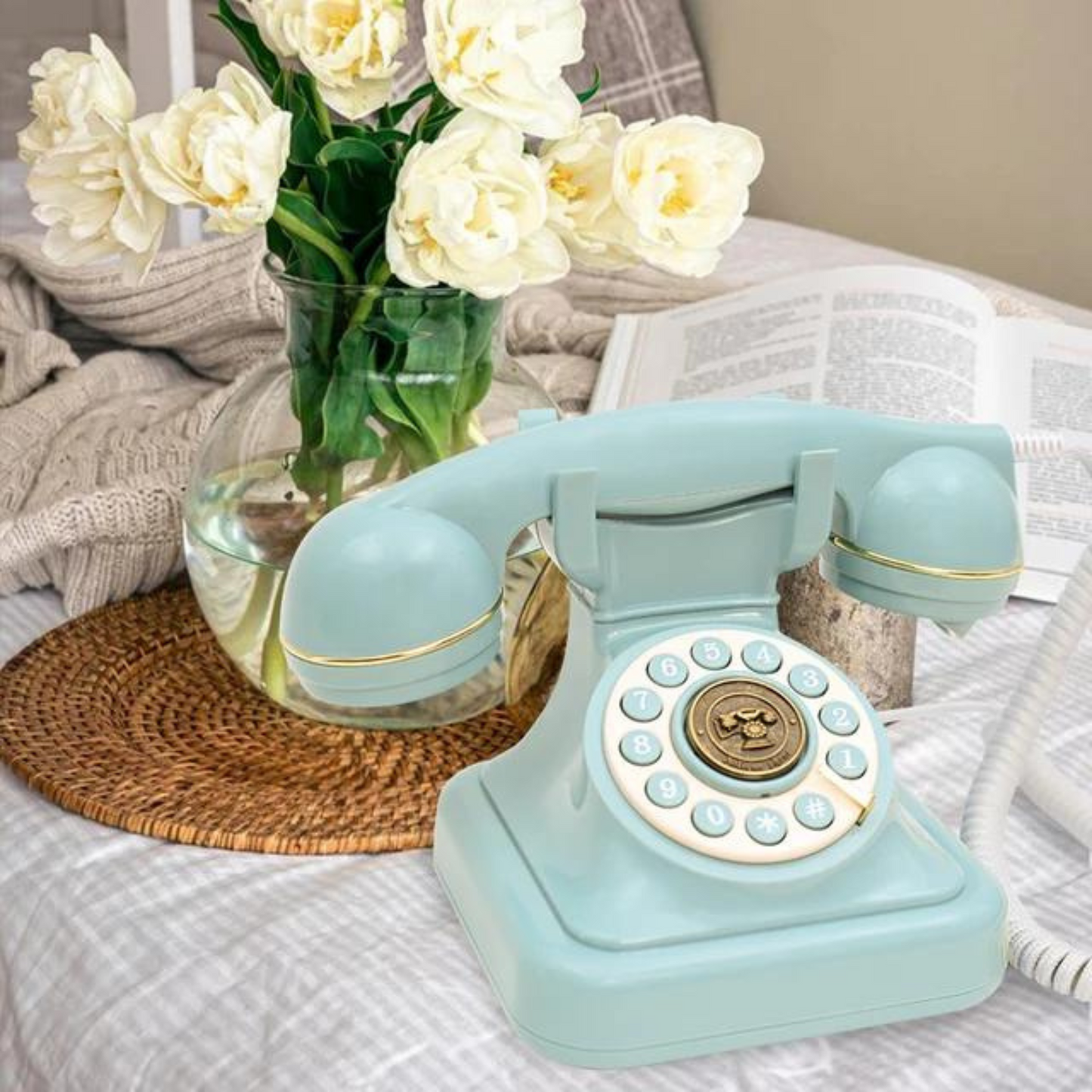 Antique Phone Audio Message Recorder Guestbook For Wedding & Events