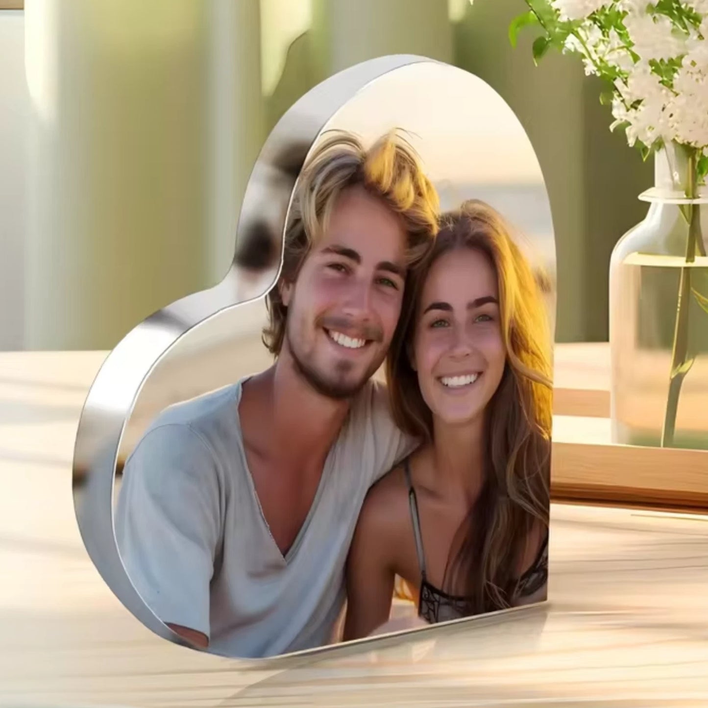 Personalised Acrylic Photo Heart