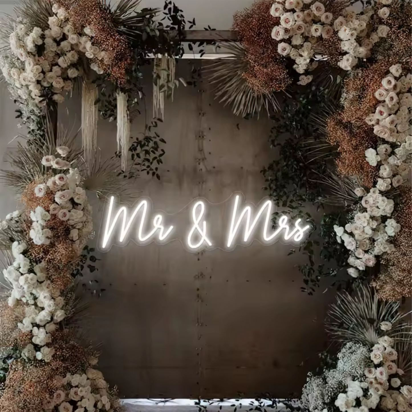 Mr & Mrs Neon Wedding Sign