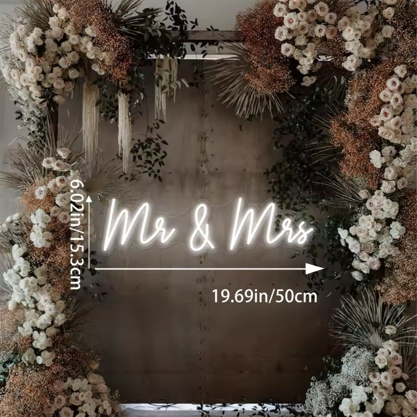 Mr & Mrs Neon Wedding Sign