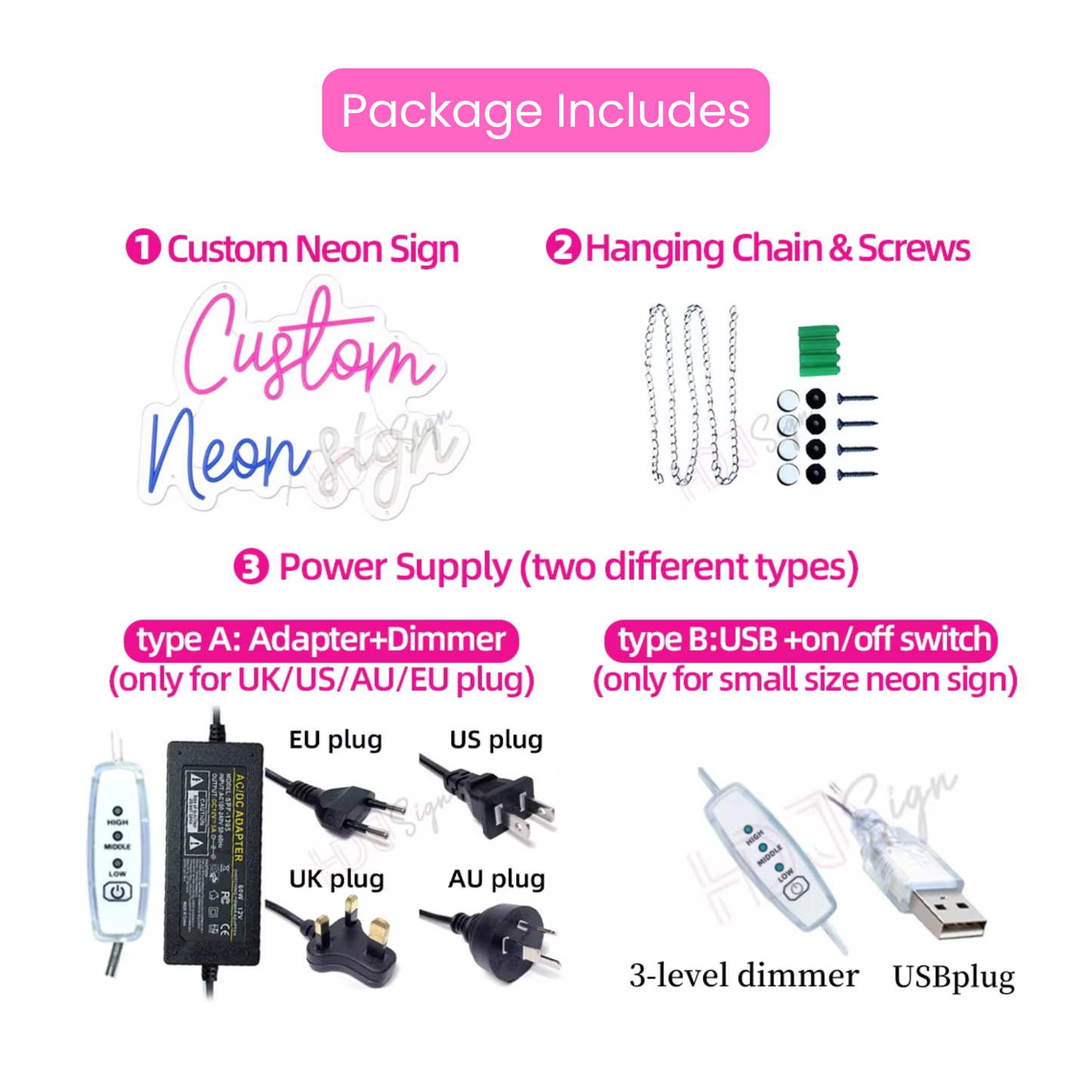 Custom Neon Name LED Sign