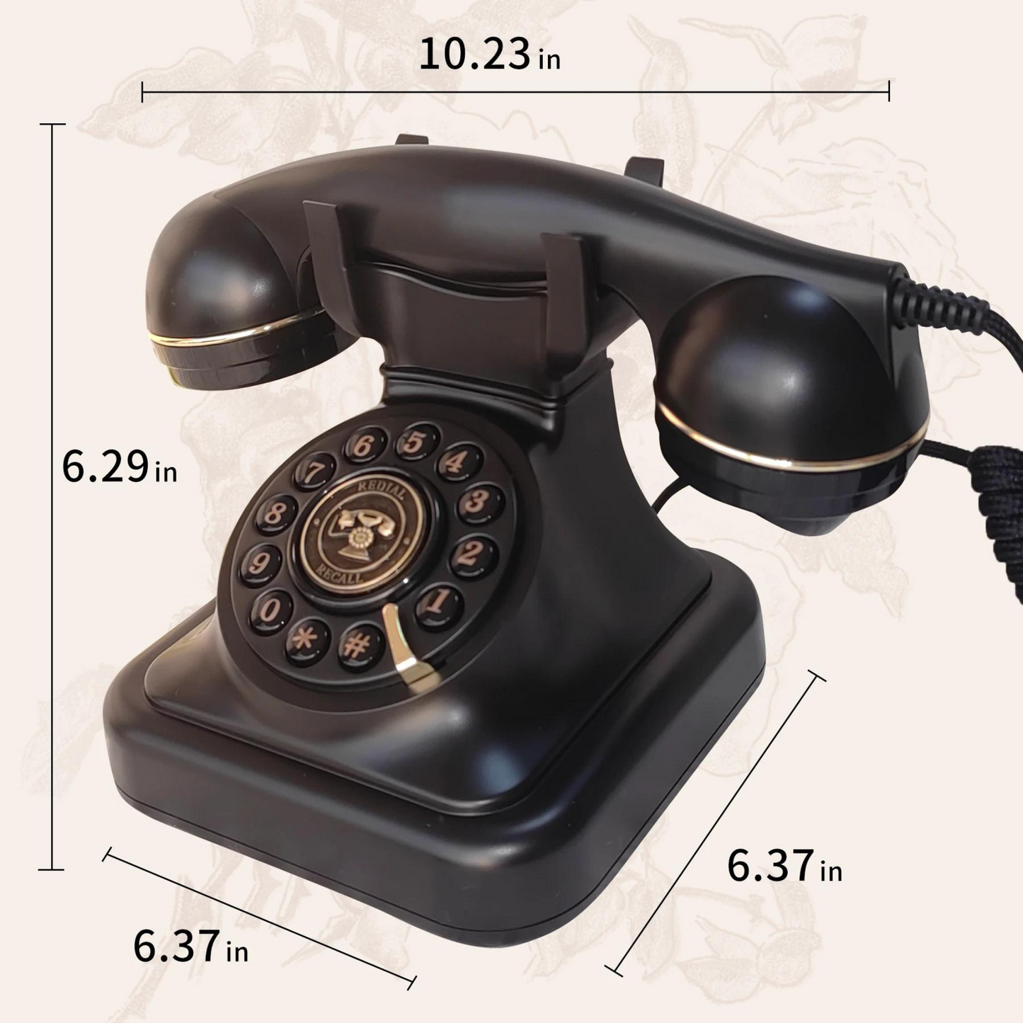 Antique Phone Audio Message Recorder Guestbook For Wedding & Events