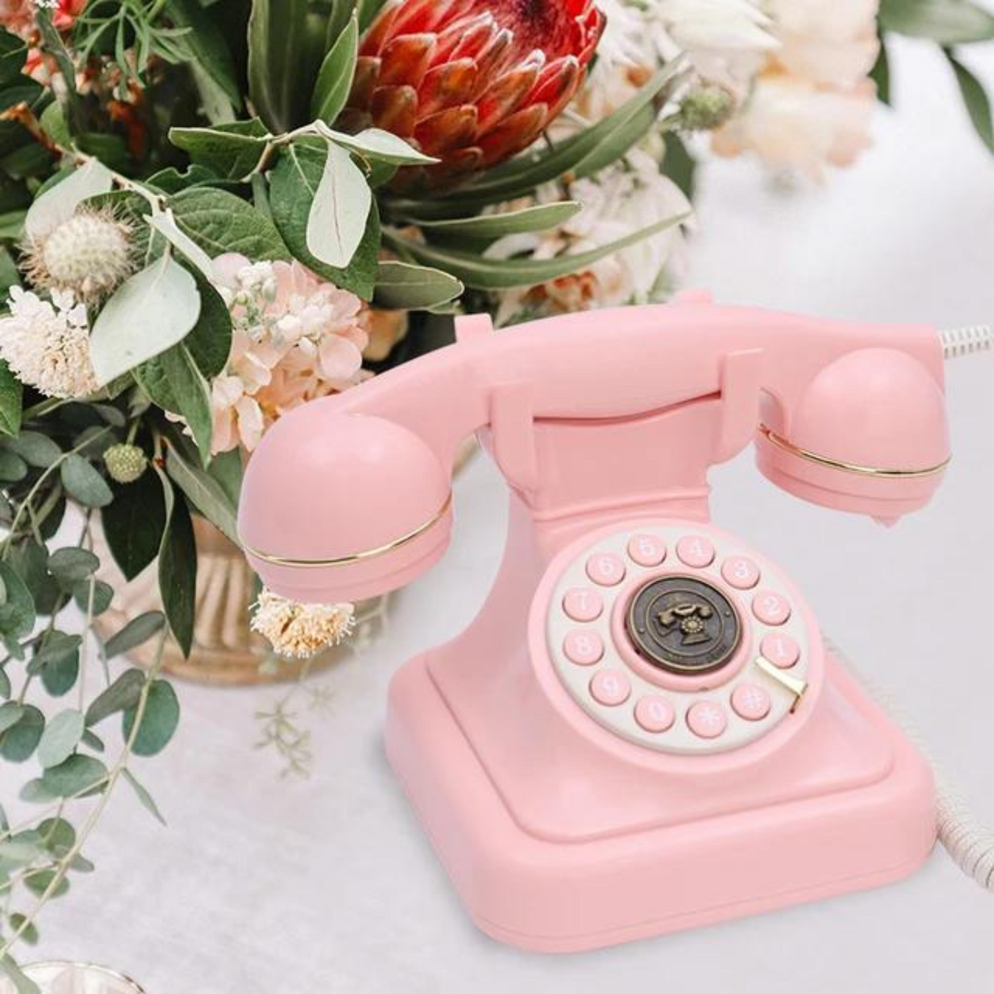 Antique Phone Audio Message Recorder Guestbook For Wedding & Events
