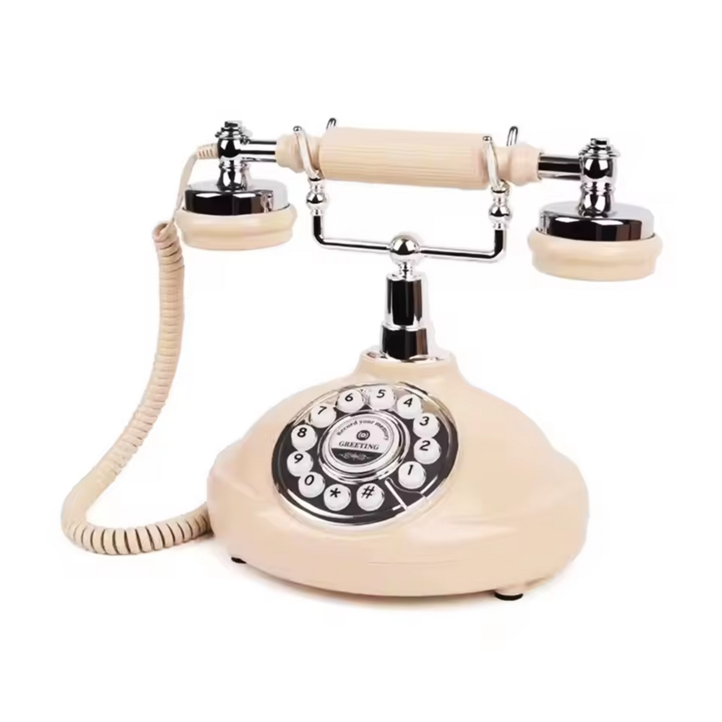 Vintage Style Audio Guestbook Telephone
