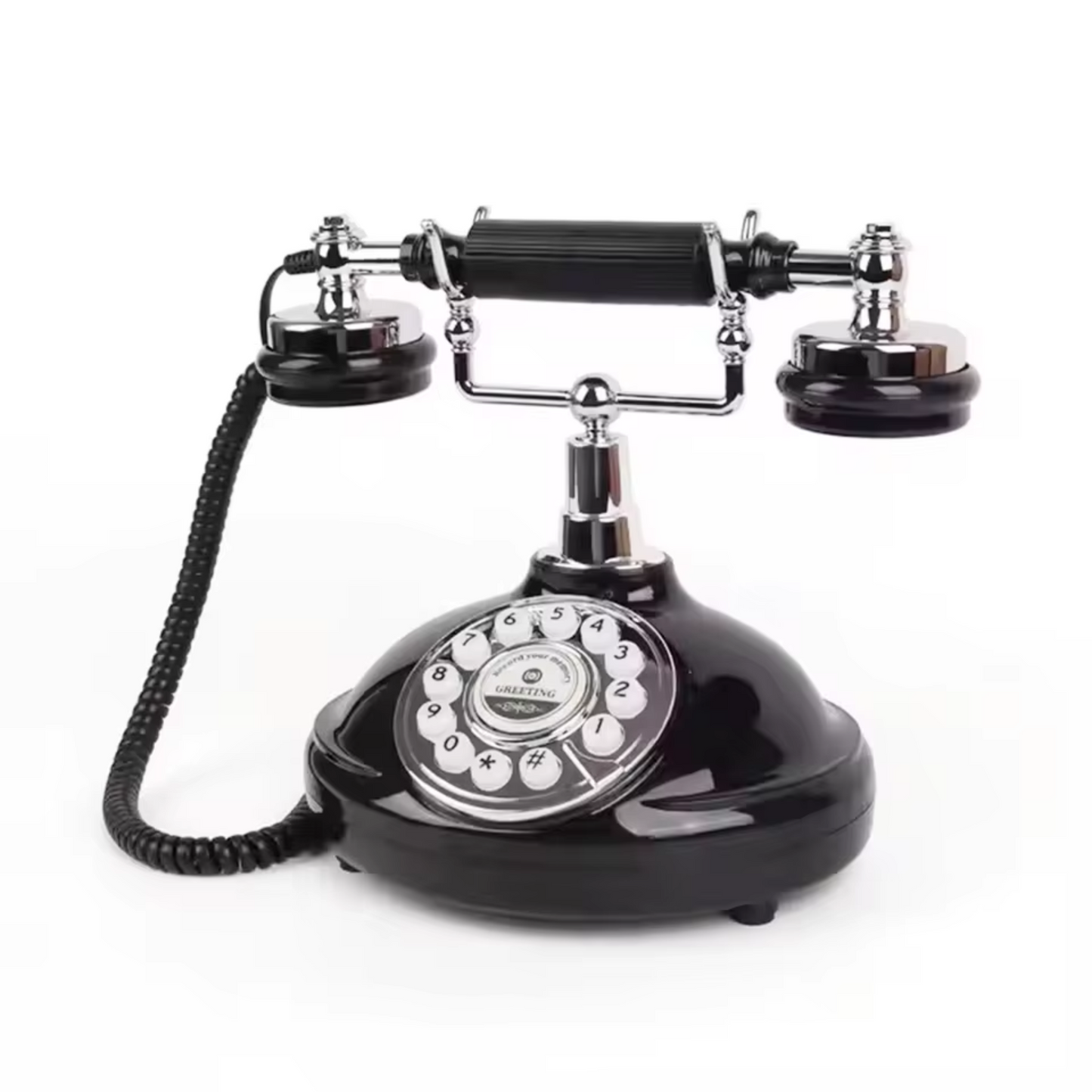 Vintage Style Audio Guestbook Telephone