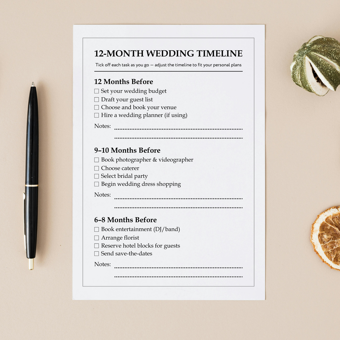 Personalised Wedding Planner PDF