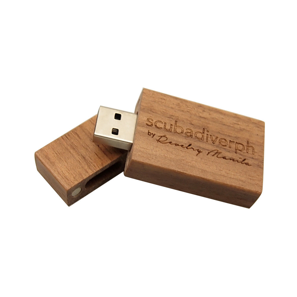 Personalised Wooden Block USB 4GB - 64GB