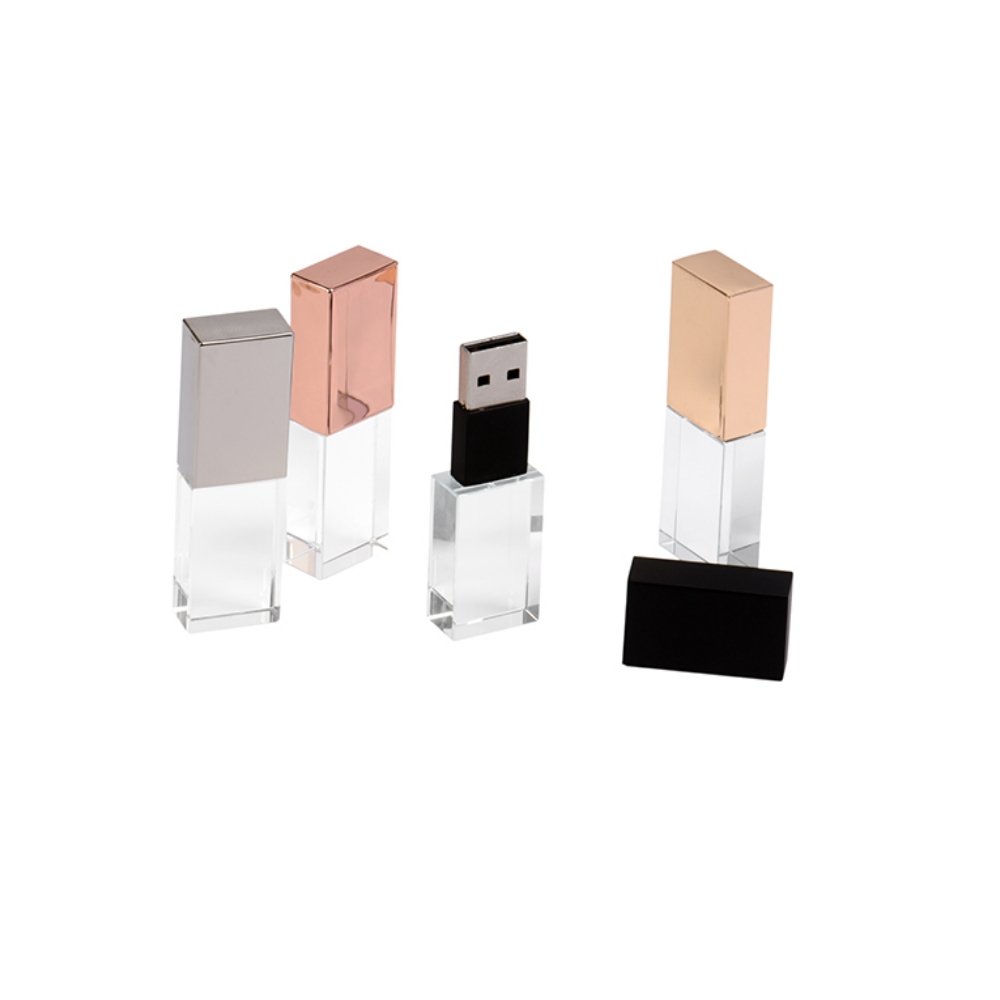 Personalised Crystal Luxury USB With Printed Gift Box 4GB - 64GB - Etchoo