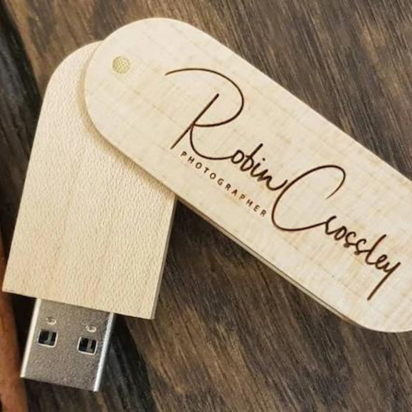 Personalised Folding Rotatable USB Flash Drive 4GB - 64GB - Etchoo