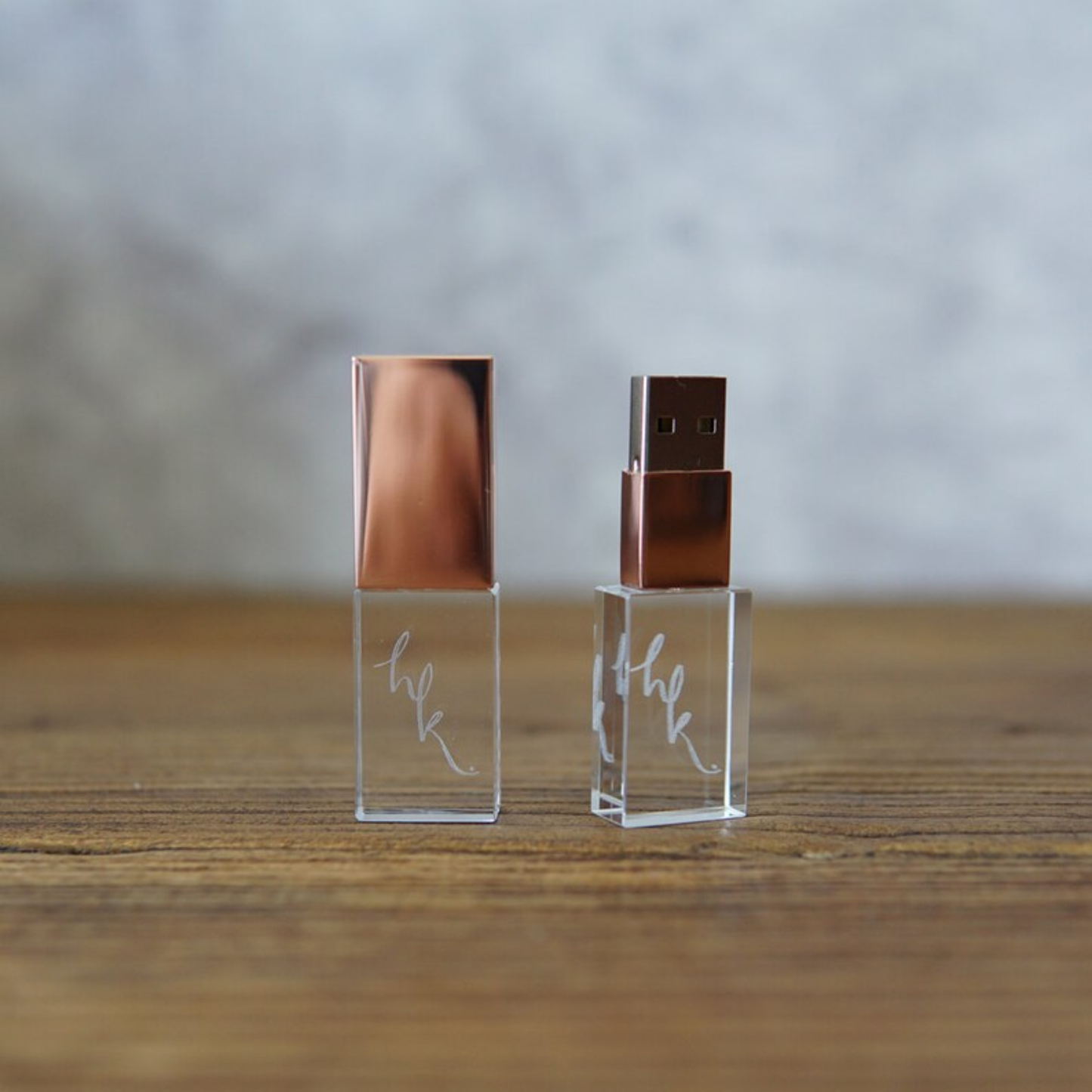 Personalised Crystal Metal USB Flash Drive