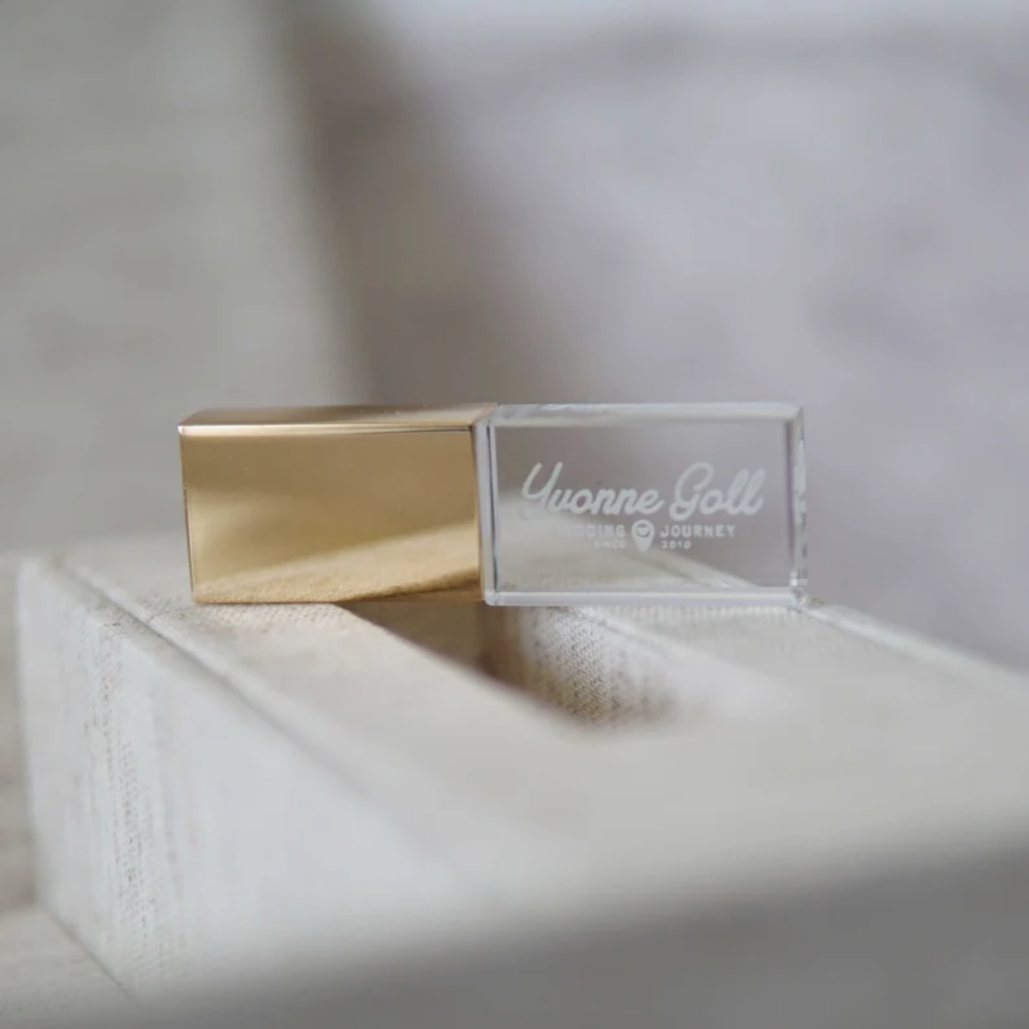 Personalised Crystal Metal USB Flash Drive