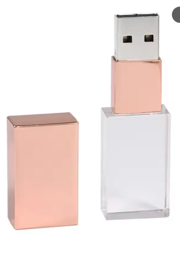 Personalised Crystal Metal USB Flash Drive