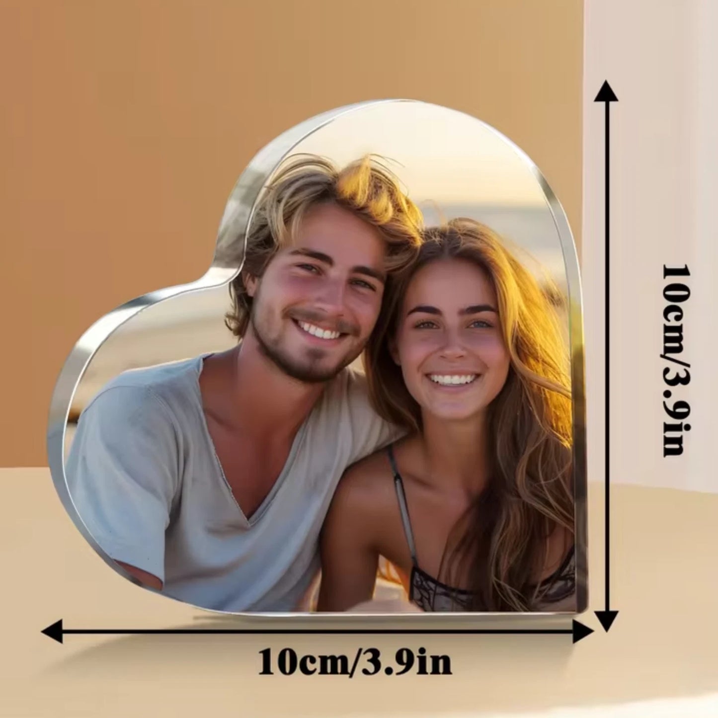 Personalised Acrylic Photo Heart