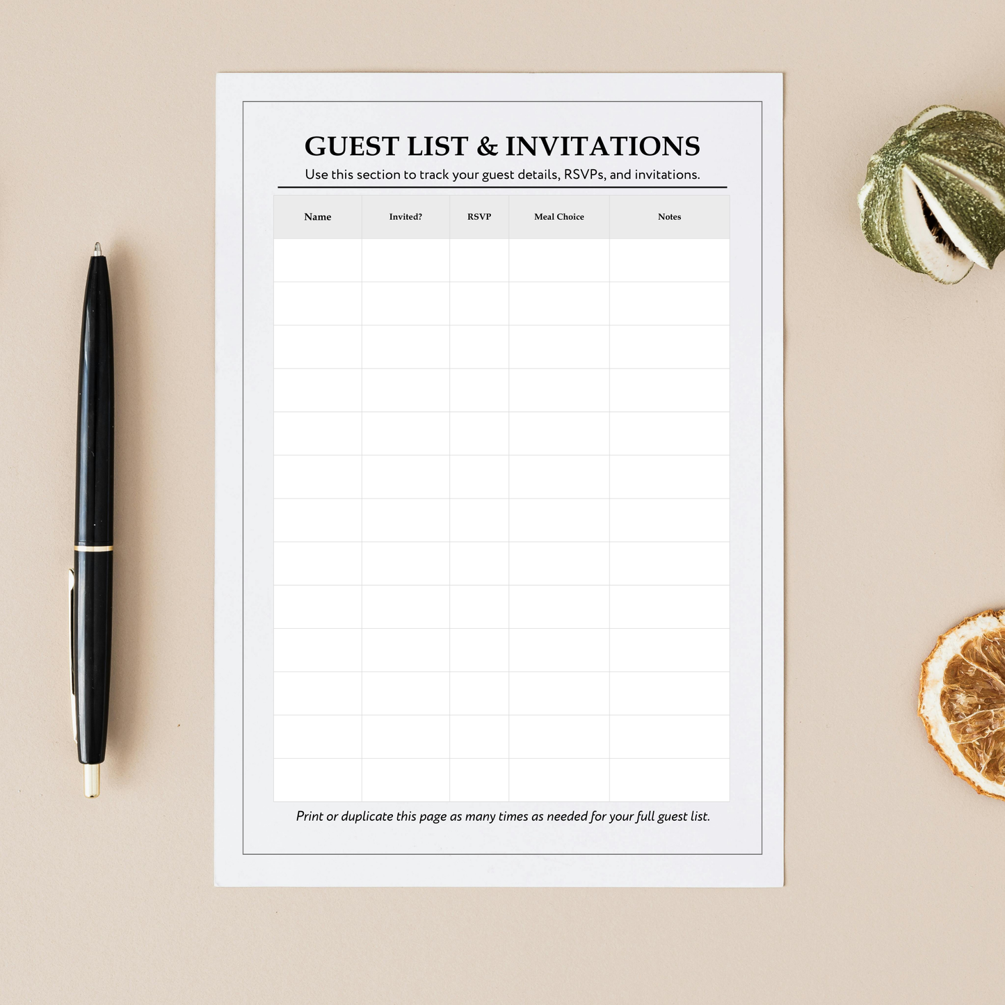 Personalised Wedding Planner PDF